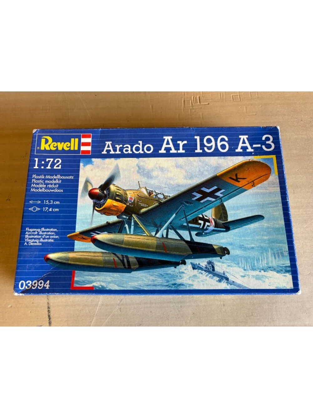1/72 German Arado 196 A-3 Seaplane Revell 03994 Plastic Model kit NIOB